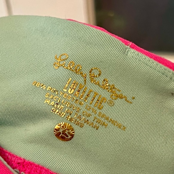 LILLY PULITZER HOT PINK LUXLETIC LEGGINS 💖🦩🌺 - Picture 3 of 3